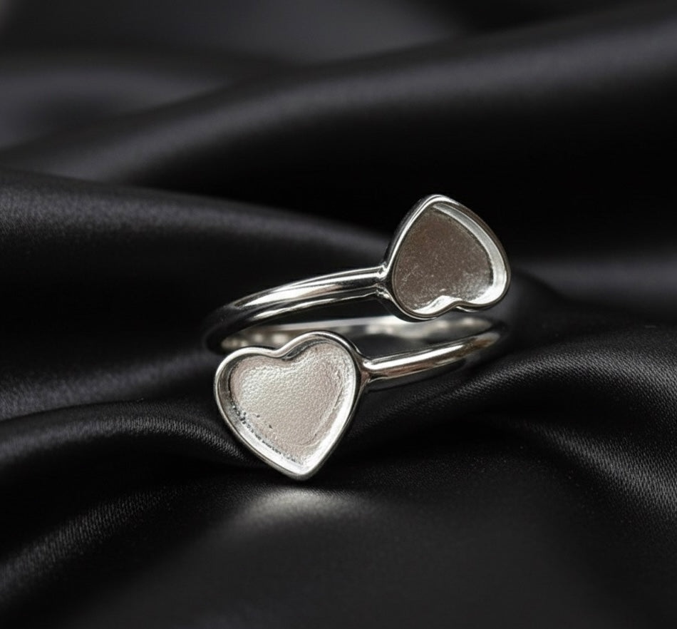 Double Heart Ring